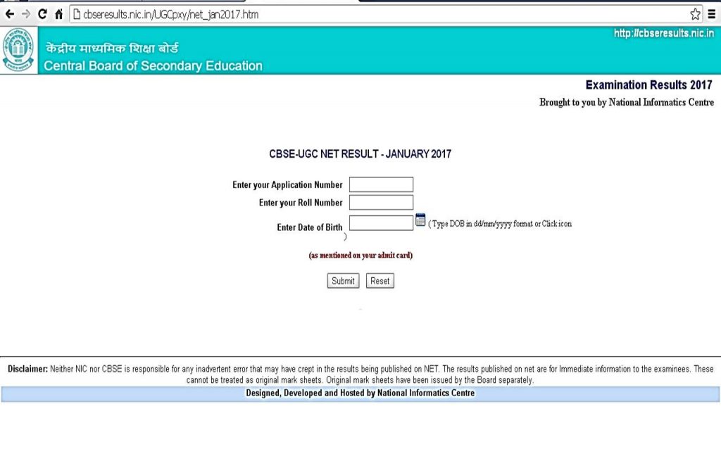 National Eligibility Test, University Grants Commission, NET Result, NET, CBSE website, NET Result website