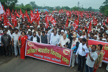 Mumbai, Maharashtra, farmers rally, protest