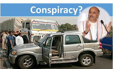 Togadiya accident, car, conspiracy against Togadiya