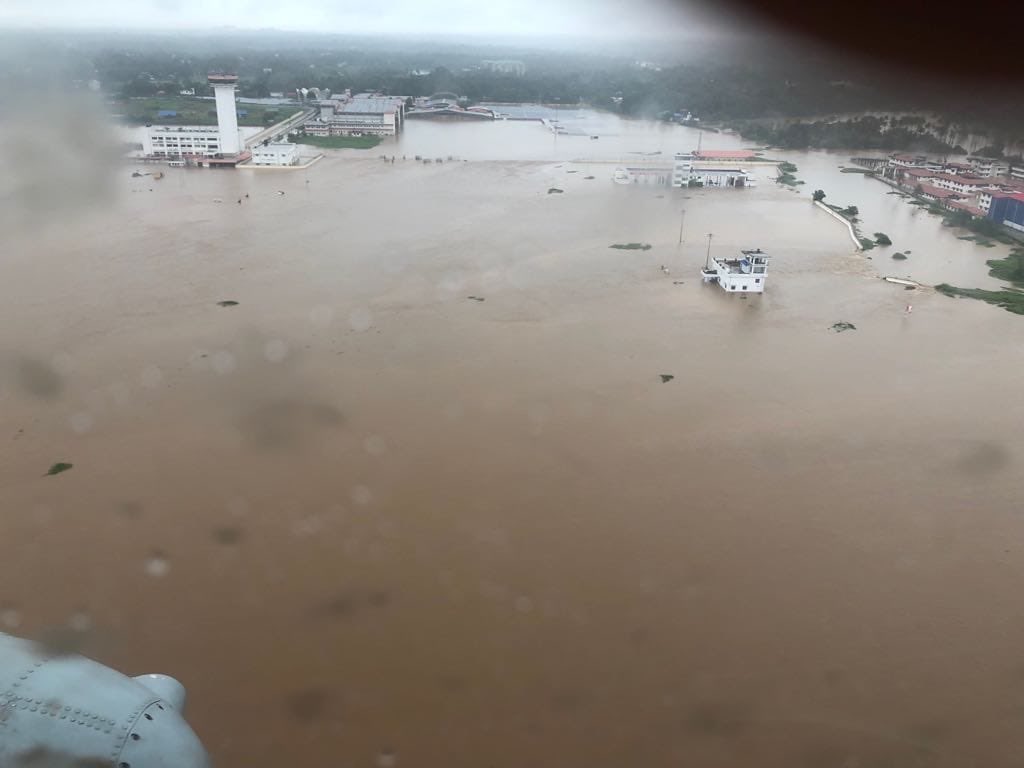 #KeralaFloods Aerial View