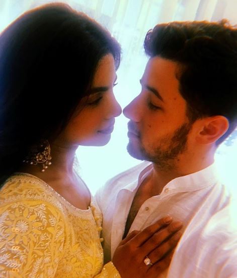 Nick Jonas shares pictures of the Roka Ceremony on Instagram  Future Mrs. Jonas. My heart. My love.