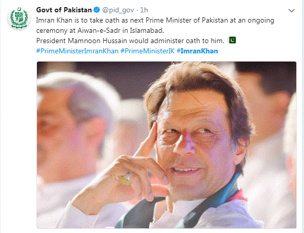 Pakistan-Govt-Tweet-Imran-Khan-PM-Pakistan