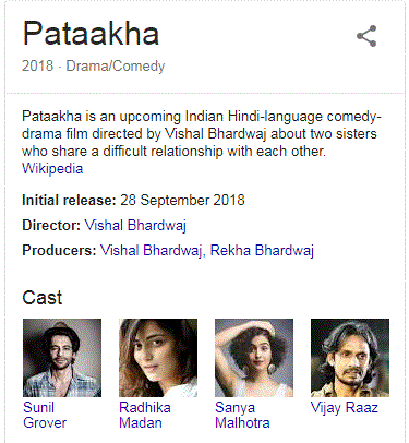 Pataakha Movie Details