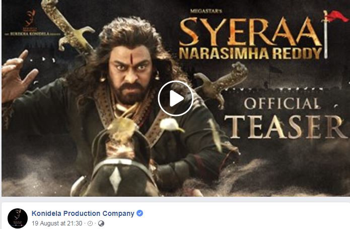 #Syeraa-Teaser