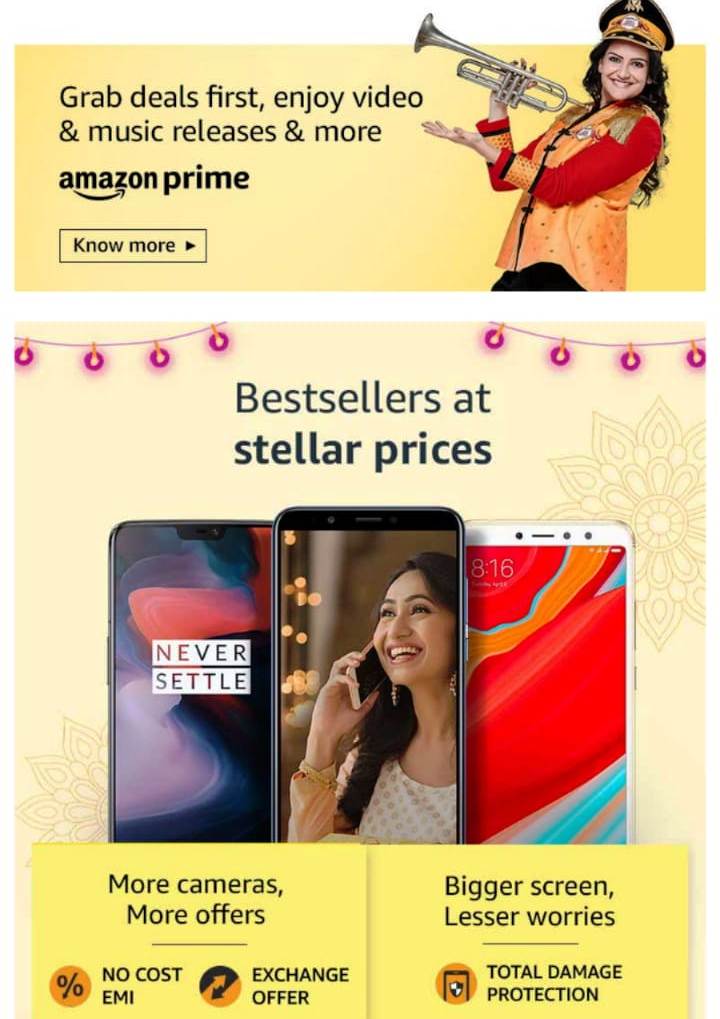 Amazon Why Wait To Celebrate - Get Sale Ready- Load Amazon Pay Balance Rs3000 and Get Rs300 extra