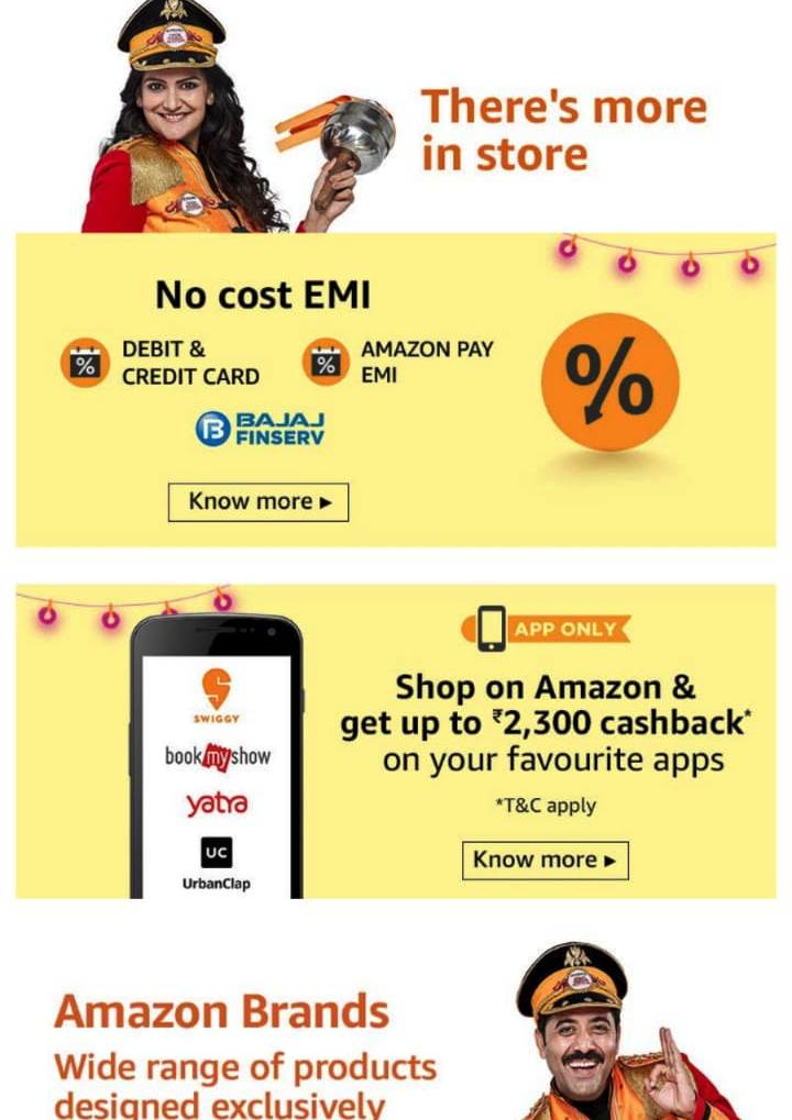 Amazon Why Wait To Celebrate - Get Sale Ready- Load Amazon Pay Balance Rs3000 and Get Rs300 extra