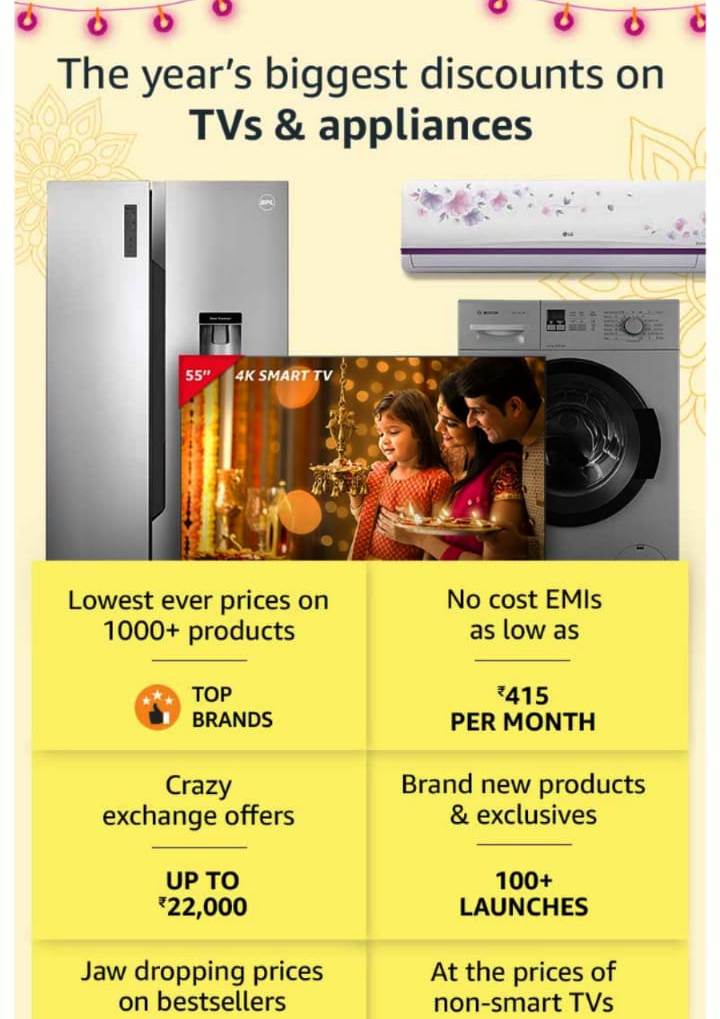 Amazon Why Wait To Celebrate - Get Sale Ready- Load Amazon Pay Balance Rs3000 and Get Rs300 extra