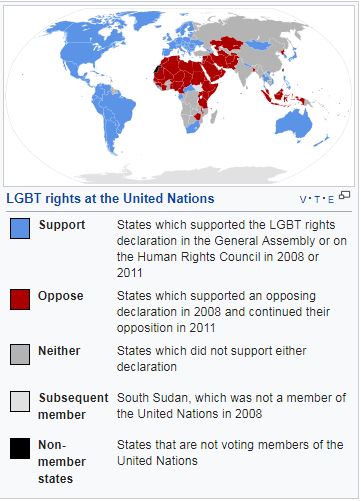 Countries where gay Sex is legalized