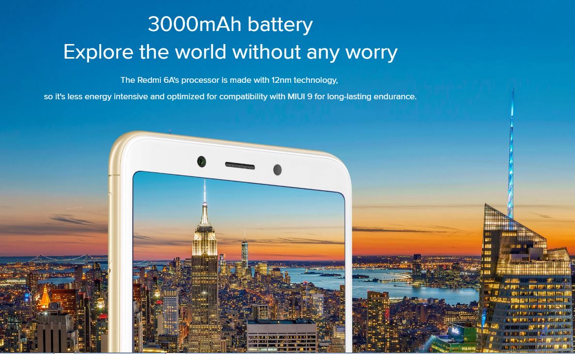 3000mAh battery: Explore the world without any worry