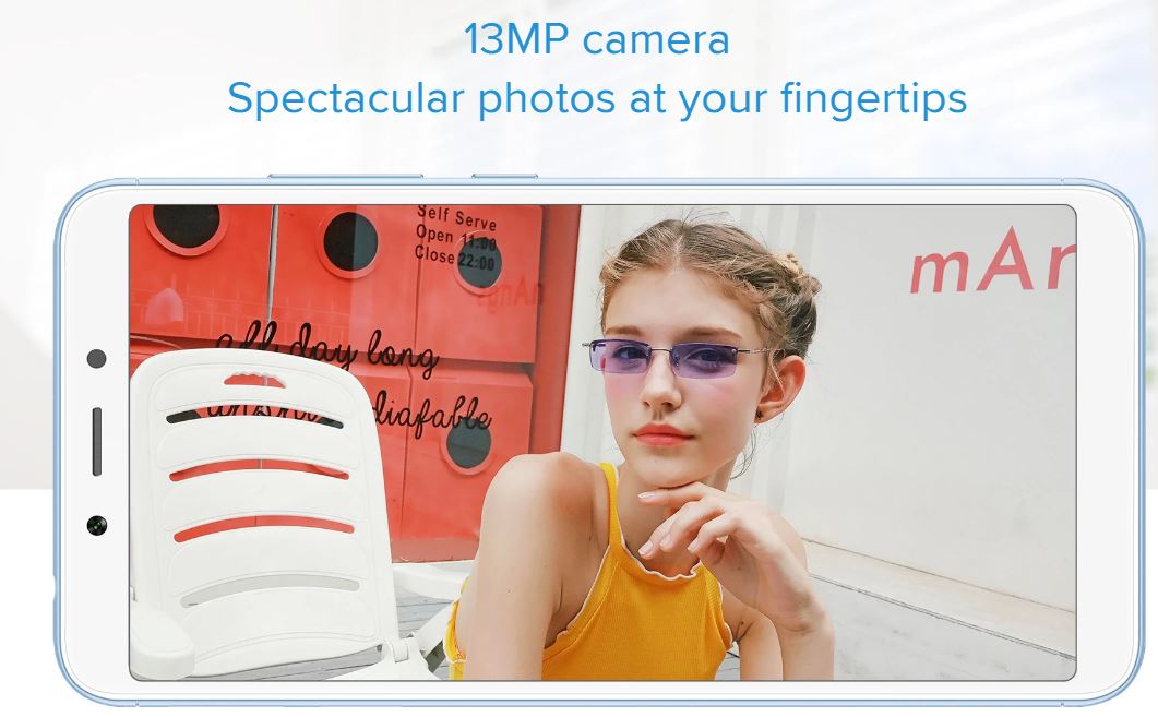 13MP camera: Spectacular photos at your fingertips