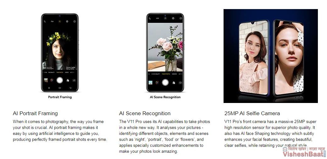 Vivo V11 Pro Images Features