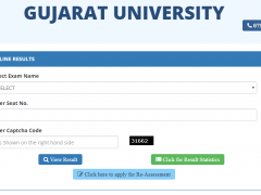 Gujarat University Results 2018 Website