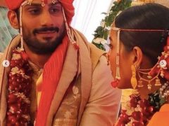 Prateik Babbar And Sanya Sagar wedding