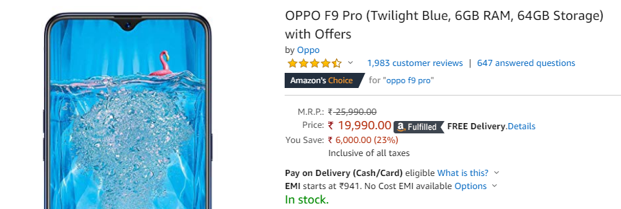 OppoF9Pro-Amazon-Buy