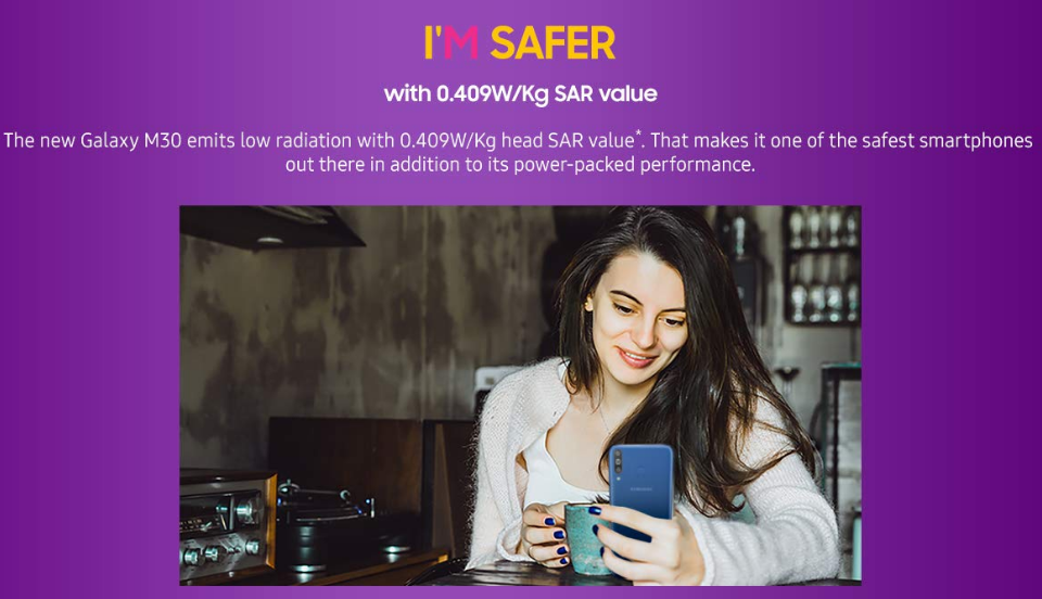 Samsung Galaxy M30 SAR VALUE