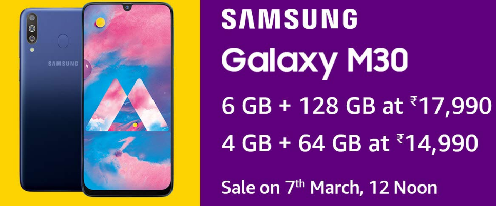 galaxy m30 features