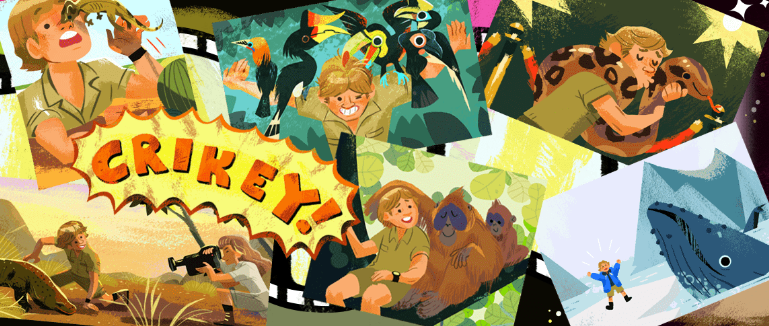 Steve Irwin 57 birthday Google Doodle