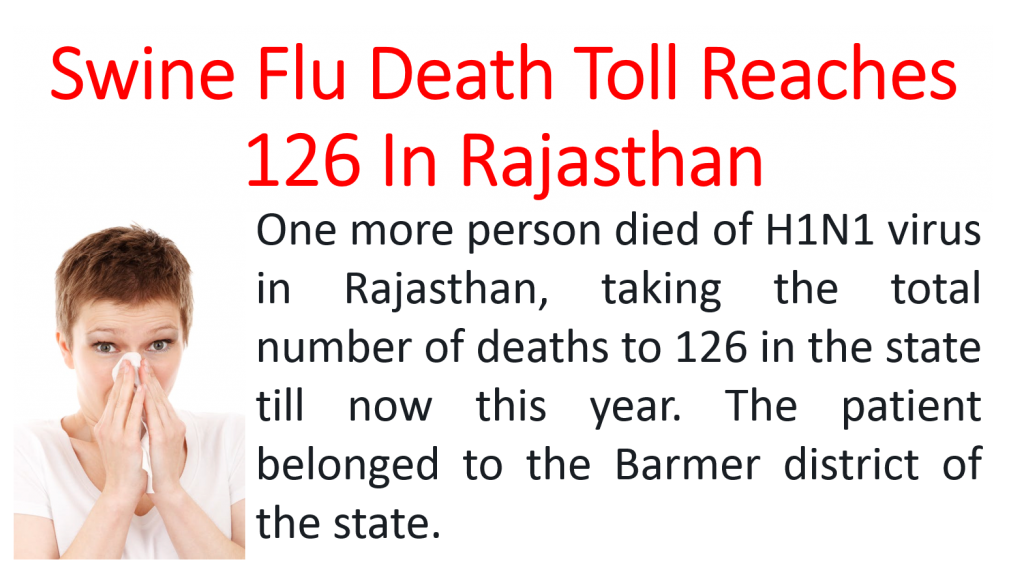 Swine Flu Death Toll Reaches 126 In Rajasthan Vishesh Baat News
