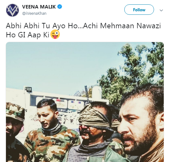 Veena Malik Tweet On Abhinandan