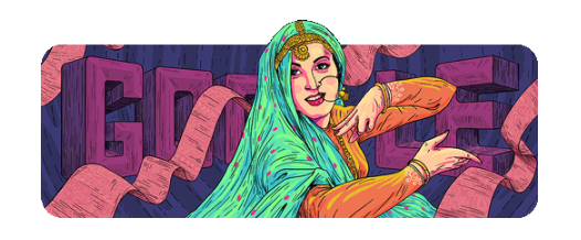 Madhubala's Birthday Google Doodle.