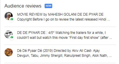 De De Pyaar De Audience Review