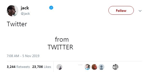 Twitter CEO mocks Facebook's new logo - Tweets 'Twitter from TWITTER'