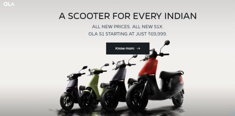 Ola Electric Rolls Out Lower Prices for S1 X Range to Rival Ather’s Rizta