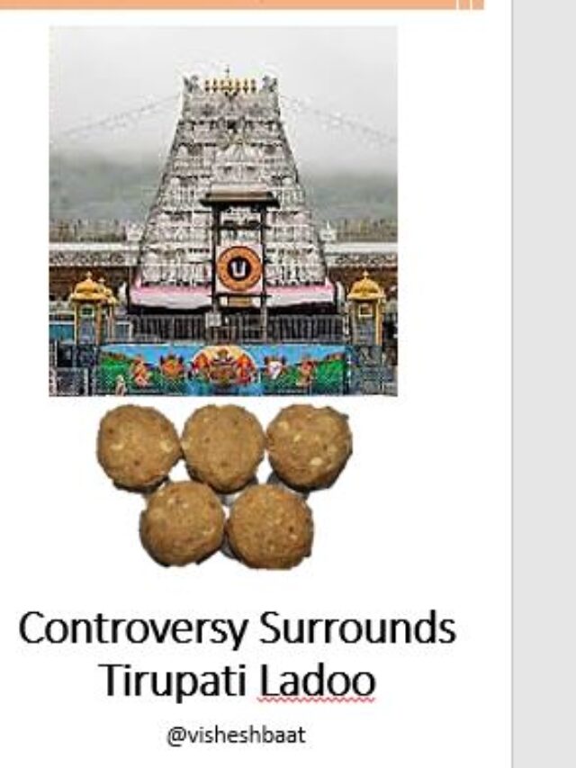 Tirupati Prasadam Controversy