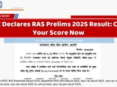 rpsc-ras-prelims-2025-result-announced